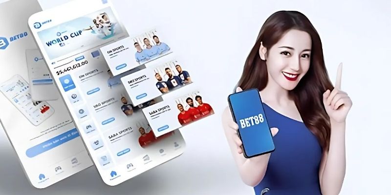 Trải nghiệm cá cược mượt mà tối ưu khi tải app Bet88